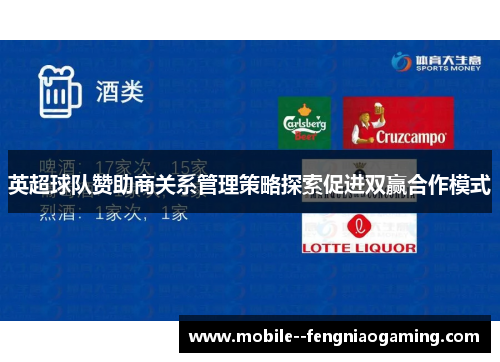 英超球队赞助商关系管理策略探索促进双赢合作模式