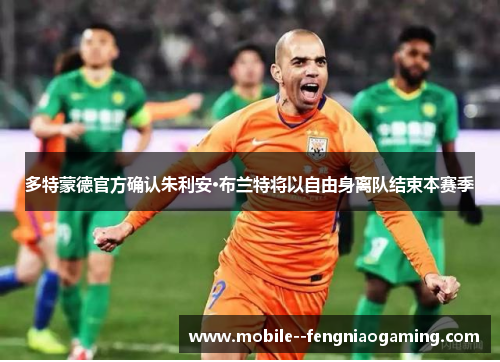 多特蒙德官方确认朱利安·布兰特将以自由身离队结束本赛季