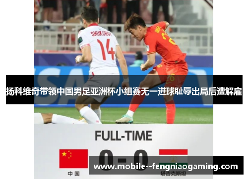 扬科维奇带领中国男足亚洲杯小组赛无一进球耻辱出局后遭解雇