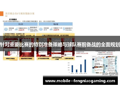 针对重要比赛的特别准备策略与球队赛前备战的全面规划